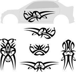 Tribal Car Decal