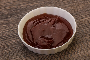 Traditional Barbicue sauce in the bowl