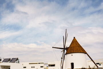Wind mill in Las Negras, Spain