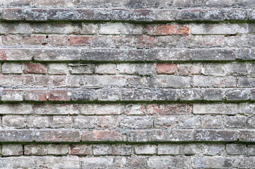 Vintage textured background of red brick wall