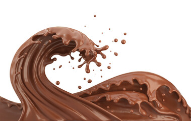 Chocolate splash background