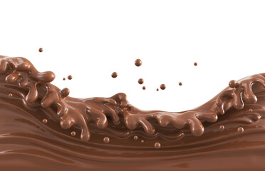 Chocolate Milk splash Background