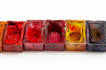 Old watercolors in ditches