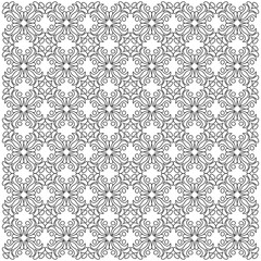 Patterns black and white illustration for coloring
