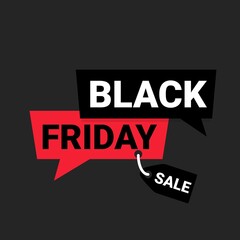 Black Friday sale promotion marketing banner / poster. Vector to increase your sales.