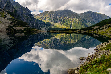 Naklejka na ściany i meble Morskie Oko, or Eye of the Sea in English, is the largest and fourth-deepest lake in the Tatra Mountains, in southern Poland.