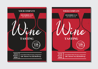 Wine Tasting Poster and Flyer