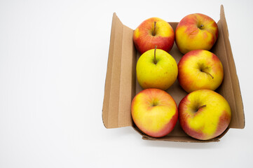 bio apples on a table