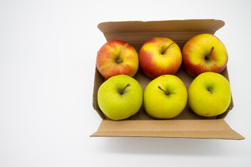 apple in box