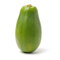 Papaya fruit isolated on a white background
