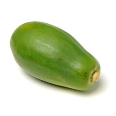 Papaya fruit isolated on a white background