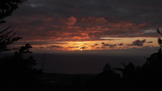 Sunset at Pico do Facho 