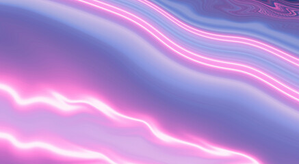 Obraz premium Abstract ultraviolet blank background, neon light. Blue and pink color gradient, lines and rays, oblique lines. Liquid lines.