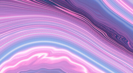 Abstract ultraviolet blank background, neon light. Blue and pink color gradient, lines and rays, oblique lines. Liquid lines.