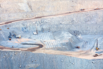 Open pit Copper mine in Chile