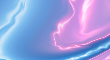 Abstract ultraviolet blank background, neon light. Blue and pink color gradient, lines and rays, oblique lines. Liquid lines. © MiaStendal