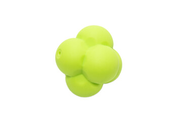 Random bouncing ball isolated on white background.
