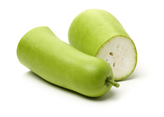 Lagenaria siceraria isolated on white background