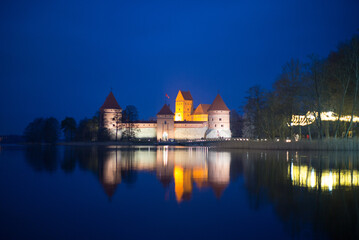 Naklejka na ściany i meble Trakaj Castle - Lituania
