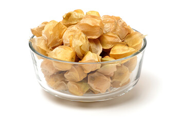 Physalis fruit isolated on white background 