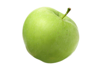 Green apples isolated on white background