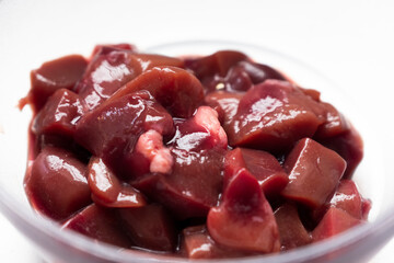 raw red meat
