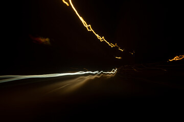 light trails