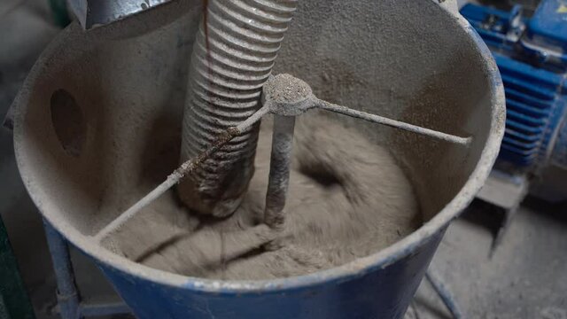 Animal feed on the farm. Farm. Production of animal feed. Close-up