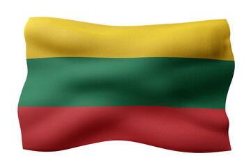 Lithuania 3d flag