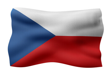 Czech Republic 3d flag