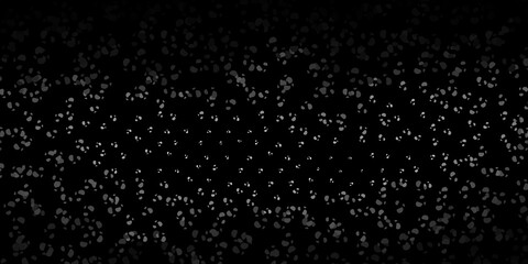Dark gray vector pattern with abstract shapes.
