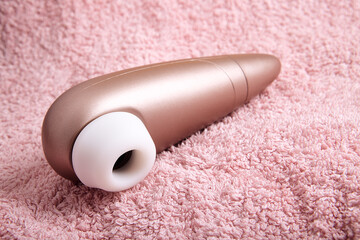 Clitoral suction and stimulator. Contactless satisfyer sex toy for women. Silicone and plastic...