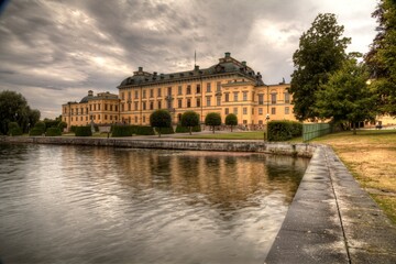Fototapeta na wymiar The castle Dronttingholm in Stockhom Sweden