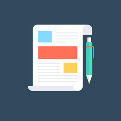 
Blogging, process of writing and creating a blog 
