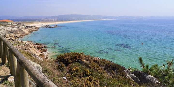 Playa de la Lanzada en Sanxenxo,Pontevedra,Galicia