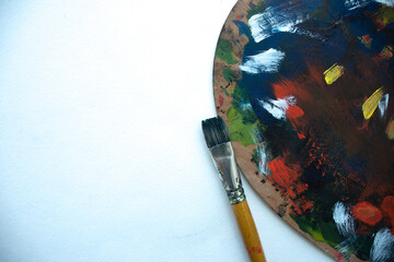 abstraction brush drawing. brush drawing