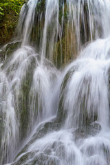Tobera town waterfalls in Burgos province, Spain