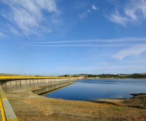 Fototapeta na wymiar Orellana dam in the Extremadura - Spain