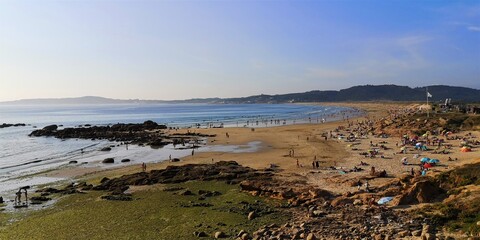 Playa A Lapa en Sanxenxo,Pontevedra,Galicia