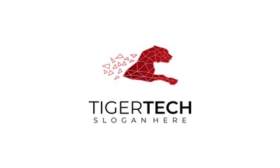 tiger logo design technology