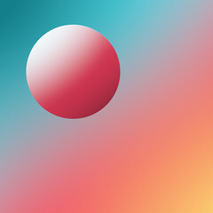 
moon, space, pink and blue color, abstract, logo
