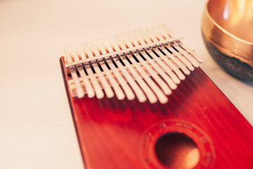 Folk music instrument kalimba