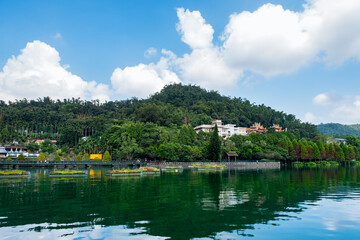 Obraz premium Sun Moon Lake, Taiwan.