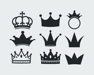 Crown Symbol Vector, queen, vector