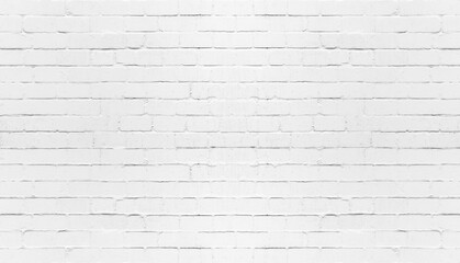 white painted brick wall full frame wide background