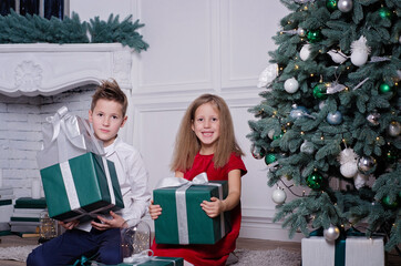 new year. christmas. family. presents