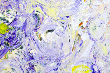 Abstract background with colorful paint stains