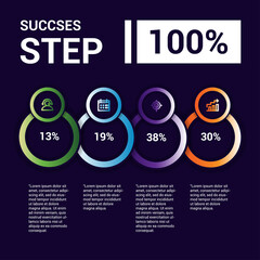 Business Infographic Vector Design Illustration For Banner and Background
