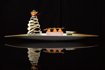 gastronomy and plate decor