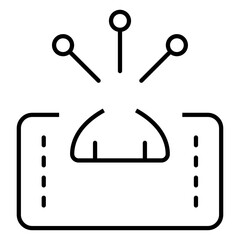 User icon in flat style, Person icon, User icon